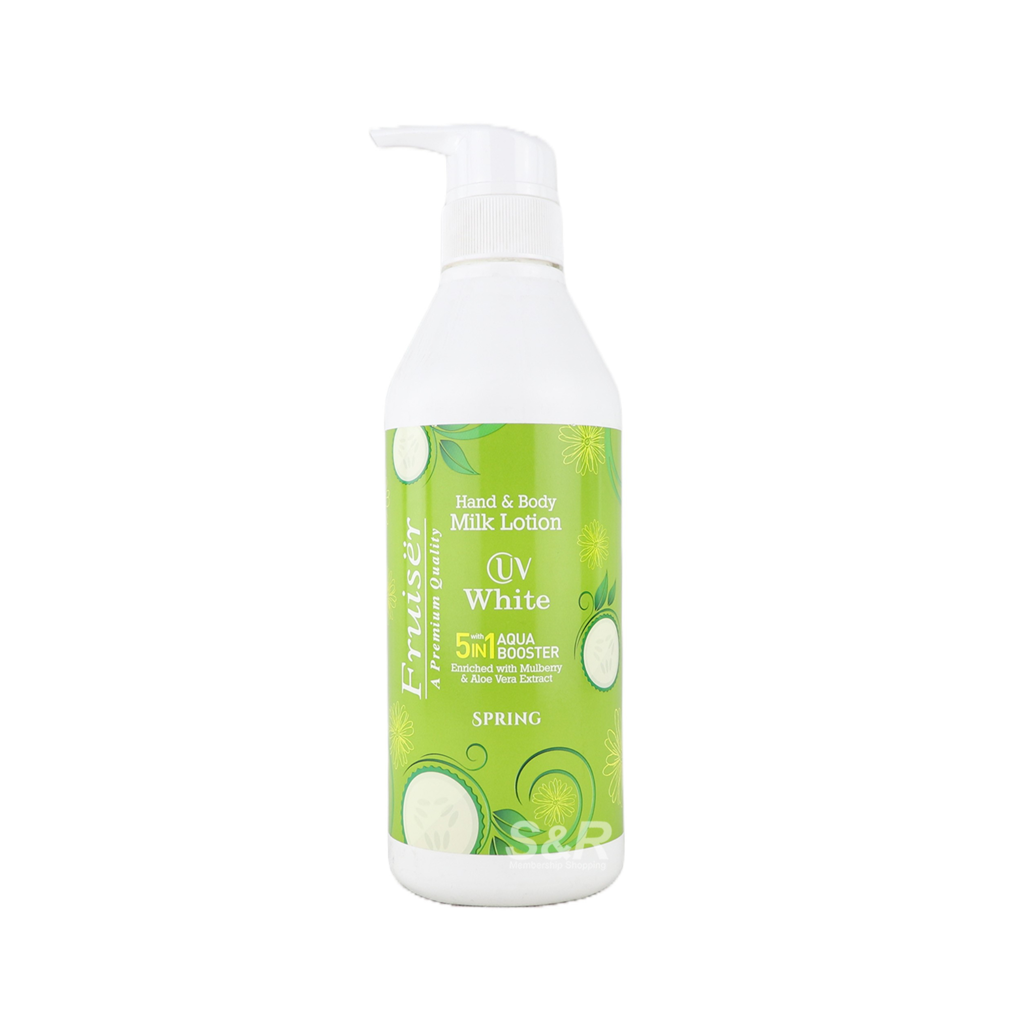 Fruiser UV White Spring Hand & Body Milk Lotion 500mL